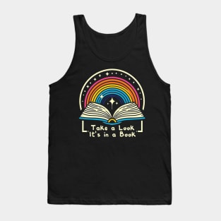 Take a Look, it's In a Book // Reading Rainbow Tank Top